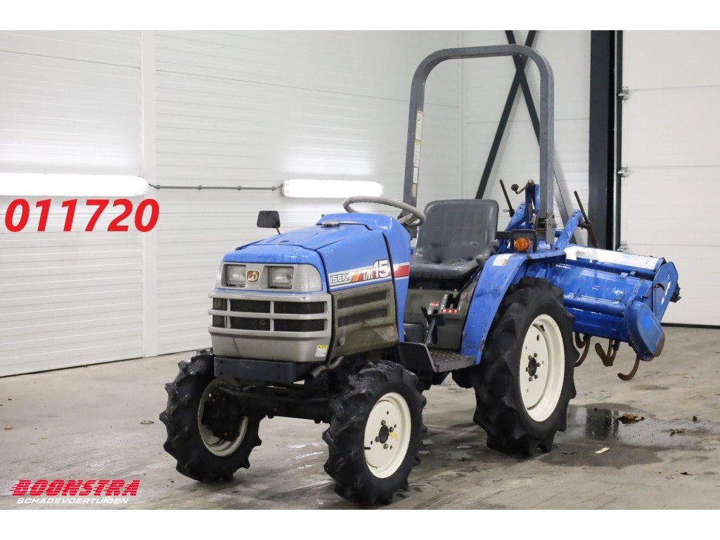 Iseki TM15 11 KW Minitraktor + Frees 419 Uur (bj 2002), Zakelijke goederen, Overige merken, Boonstra Schadevoertuigen, Tot 2500