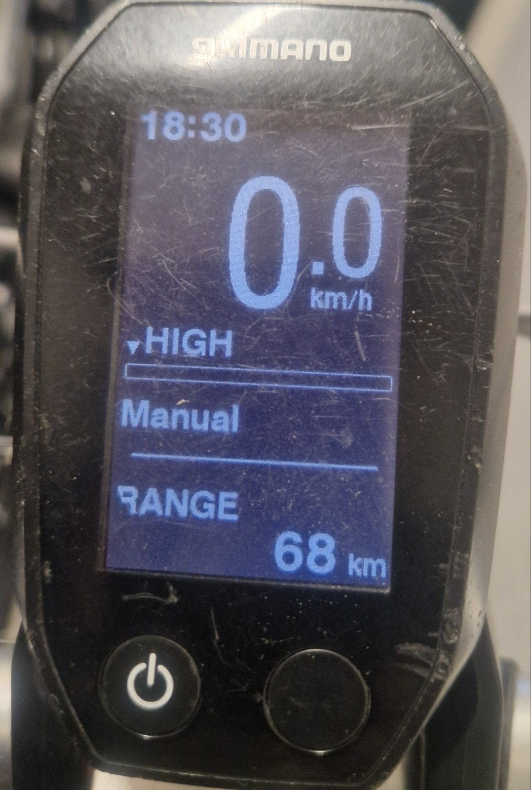 Shimano E-bike Display - Gebruikt, Ophalen, Snelheidssensor, Gebruikt