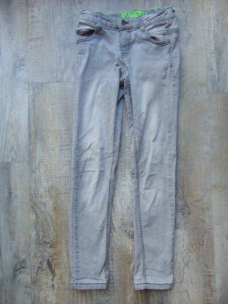 Lange broek bruingrijs spijkerbroek maat 152 Unsigned, Broek, Ophalen of Verzenden, Zo goed als nieuw, Jongen