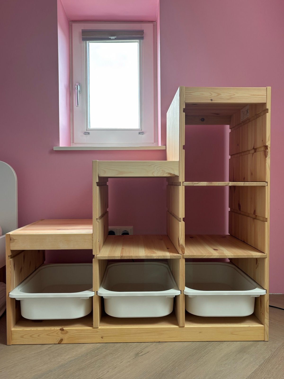 IKEA Trofast opbergkast met 3 planken en 3 bakken, Kinderen en Baby's, Ophalen, Kast, Zo goed als nieuw, 75 tot 100 cm