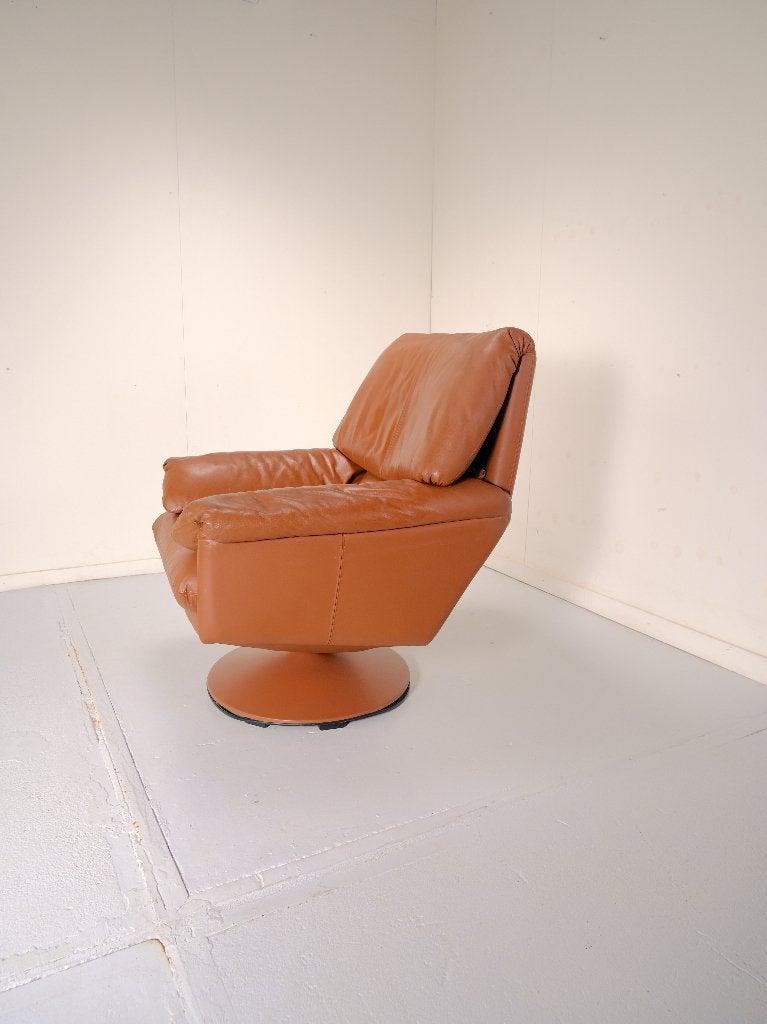 Fauteuil (Leolux, CeCe, draai), Huis en Inrichting, Ophalen, Gebruikt, 75 tot 100 cm, 75 tot 100 cm