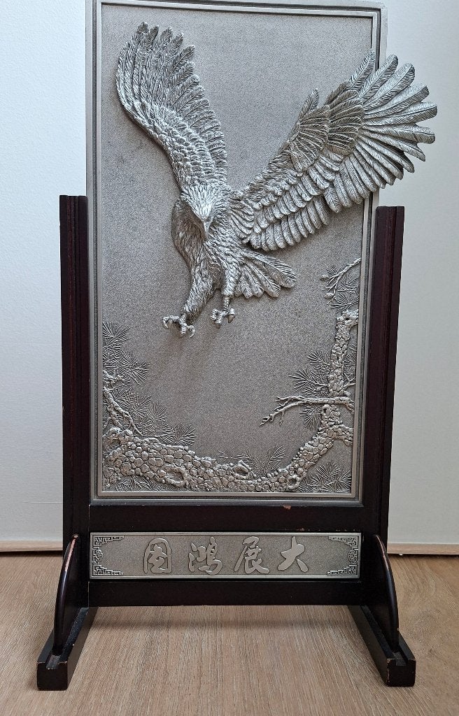 Royal Selangor plaquette adelaar, Antiek en Kunst, Ophalen
