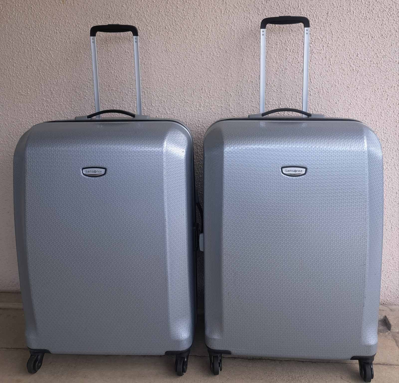 2- Samsonite Skydro Spinner 75 cm4 wielen TSA-slot voor veil, Hard kunststof, 45 tot 55 cm, Slot, Ophalen of Verzenden