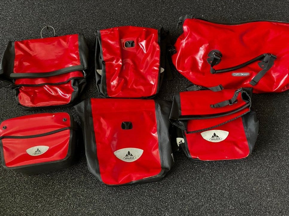 Complete set fietstassen - Vaude en Ortlieb, Ophalen of Verzenden, Gebruikt