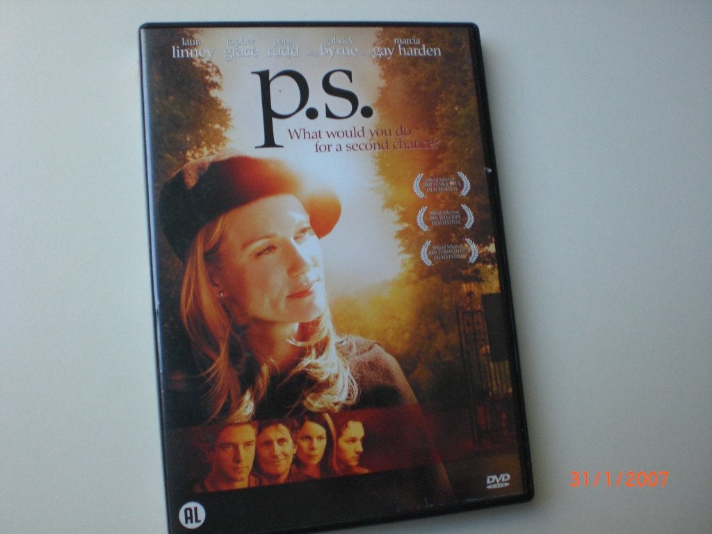 dvd P.S. Laura Linney Paul Rudd Gabriel Byrne Marcia Gay Har, Cd's en Dvd's, Dvd's | Drama, Bonusmateriaal, Alle leeftijden, Nederlands