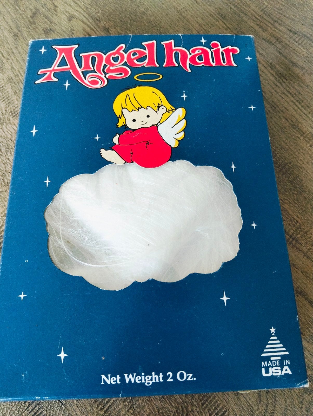 vintage engelenhaar - Angel hair in nostalgische doos, Ophalen of Verzenden, Nieuw