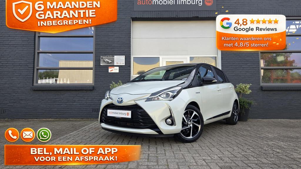 Toyota Yaris 1.5 Hybrid Style Bi-Tone | AUTOMAAT | Android/C, Auto's, Toyota, Gebruikt, Euro 6, 4 cilinders, Wit