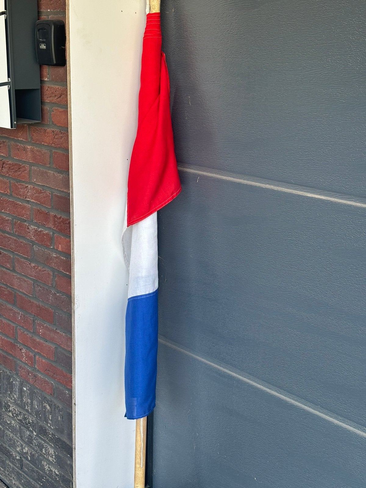 Nederlandse vlag met stok, Ophalen of Verzenden, Gebruikt