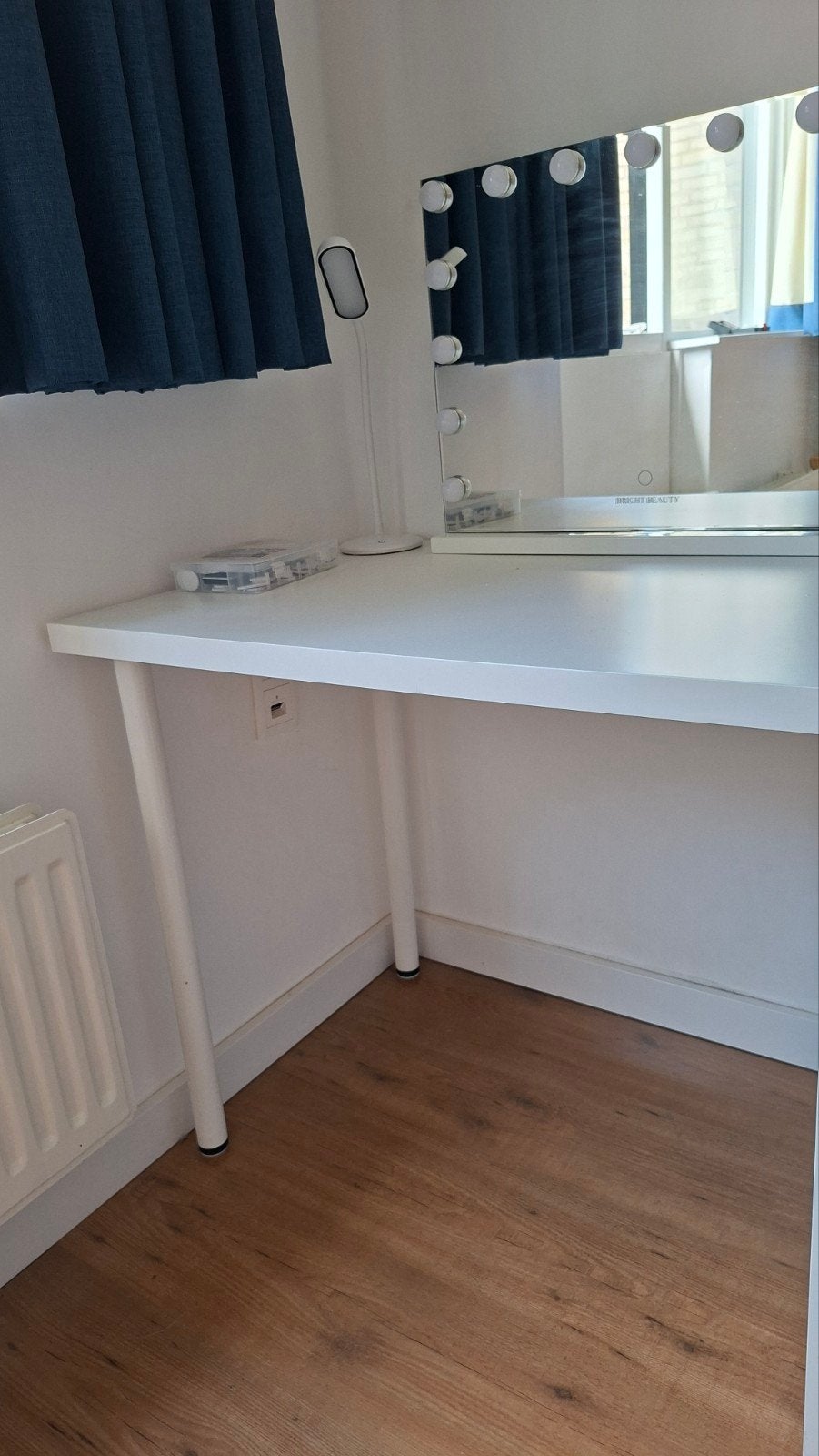 IKEA LINNMON Tafelblad 150x75 cm met ADILS poten, Ophalen, Overige materialen, Gebruikt, Modern, Scandinavisch