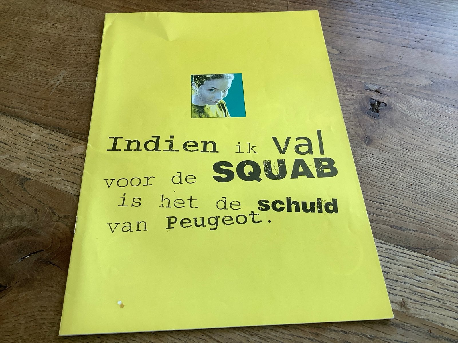 Peugeot Squab Scooter Brochure - Zeldzaam Promotiemateriaal., Verzenden, Zo goed als nieuw