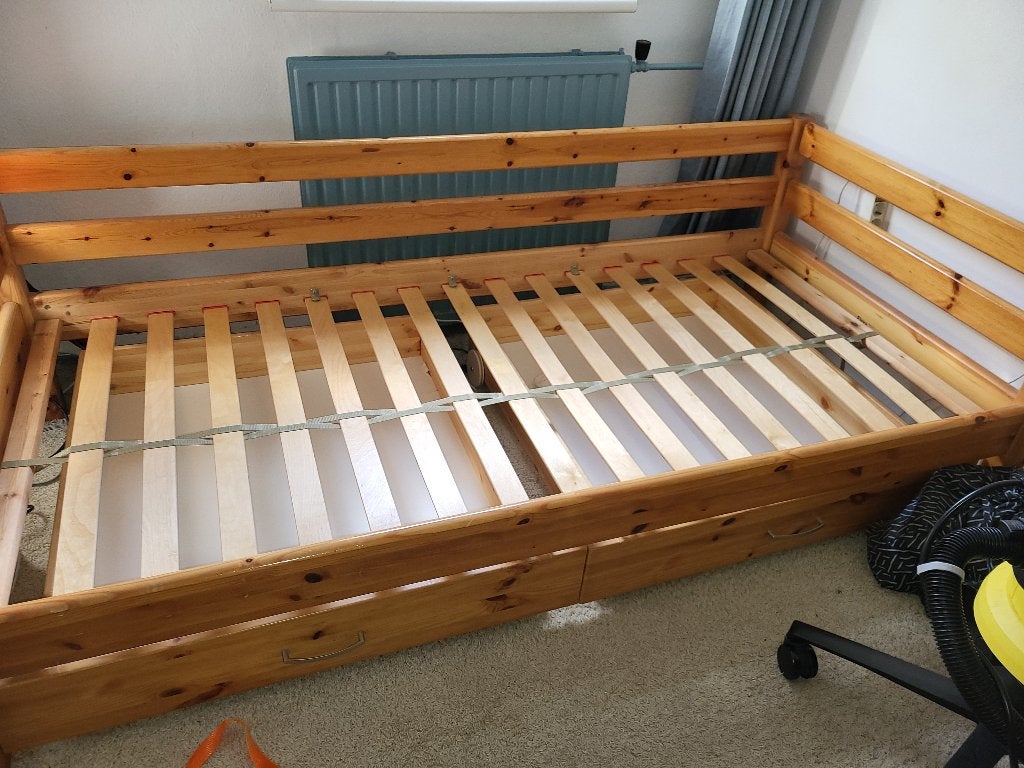 Flexa onderlades grenen, Ophalen, Gebruikt, 90 cm, Eenpersoons