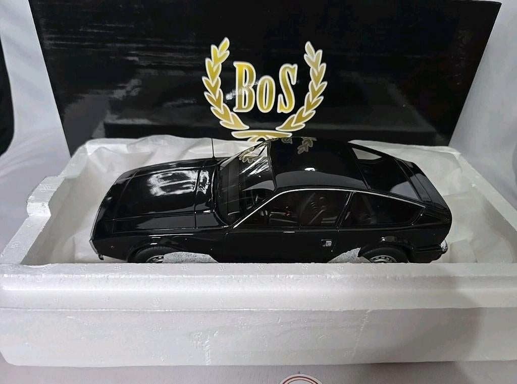 BoS Models Alfa Romeo Junior Zagato 1300 Black, Hobby en Vrije tijd, Modelauto's | 1:18, Overige merken, Auto, Ophalen of Verzenden