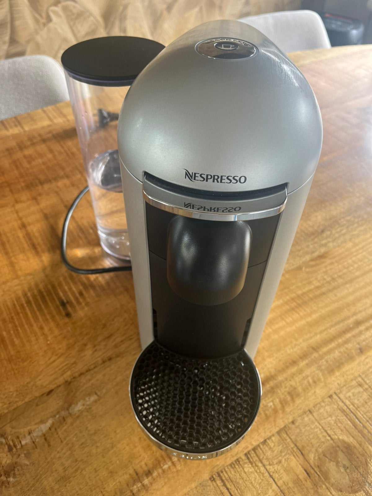 Krups Nespresso Vertuo Plus Deluxe XN900E Zilver, Koffiepads en cups, Koffiemachine, Ophalen of Verzenden, Zo goed als nieuw