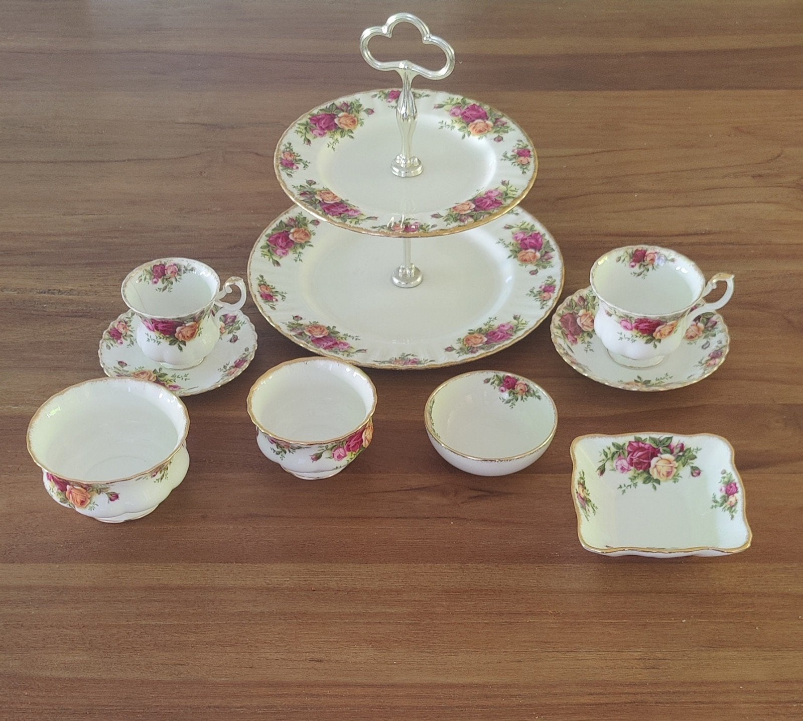 Royal Albert Old Country Roses Servies - Complete Set, Antiek en Kunst, Antiek | Servies compleet, Ophalen