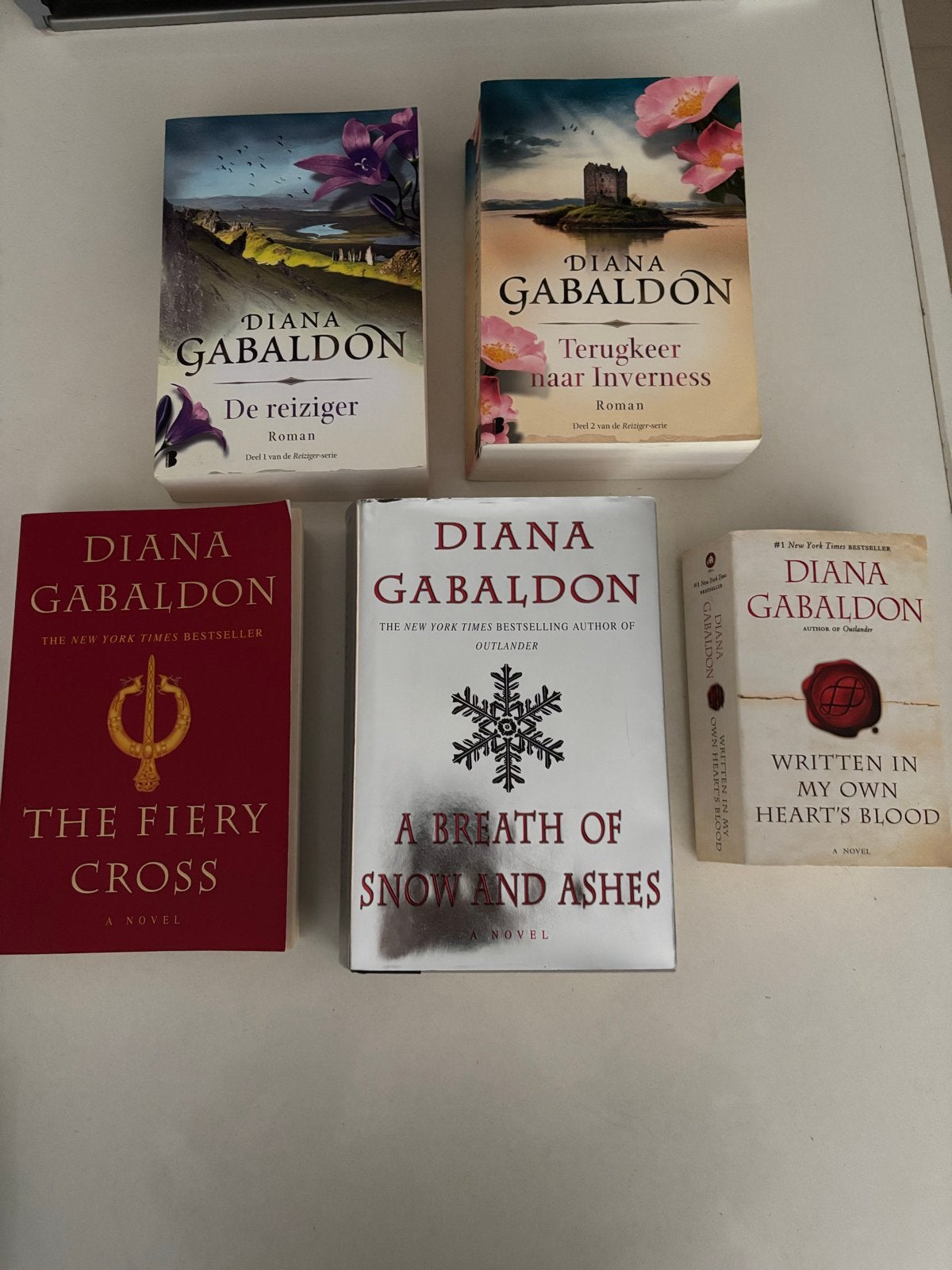 Outlander boeken Diana Gabaldon - 5 delen oa Reiziger!, Ophalen of Verzenden, Gelezen, Amerika