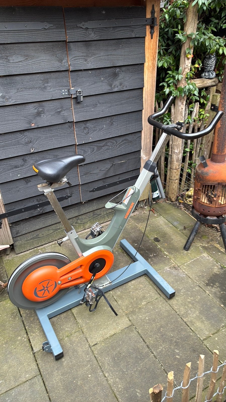 Spinningfiets Keiser, Sport en Fitness, Fitnessapparatuur, Ophalen, Zo goed als nieuw, Spinningfiets