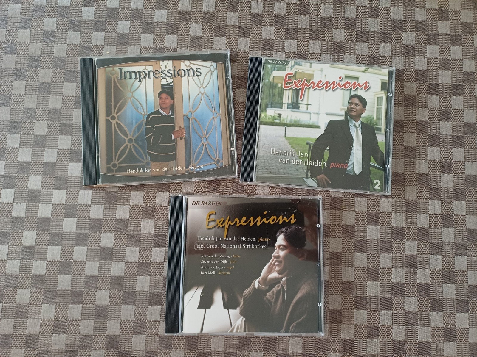 3 cd's Expressions, Hendrik Jan van der Heiden, piano, igst, Ophalen of Verzenden, Zo goed als nieuw