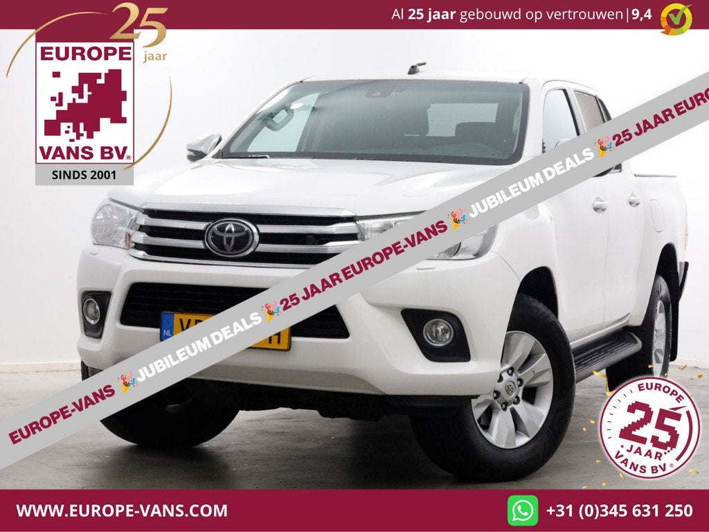 Toyota Hilux 2.4 D-4D-F 150pk E6 4WD 4x4 Automaat Double Cab, Auto's, Toyota, Automaat, Gebruikt, Euro 6, 4 cilinders
