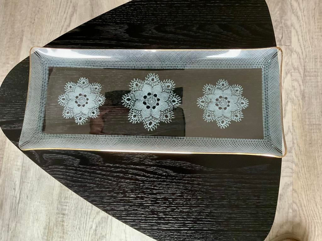 Vintage Cakeschaal - meer dan 50 jaar oud, Ophalen, Glas, Overige stijlen