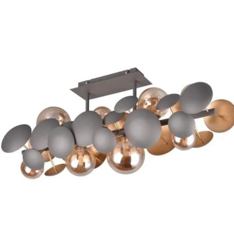 Trio Select Bubble plafondlamp - Antraciet, 100€, Ophalen, Nieuw, Metaal