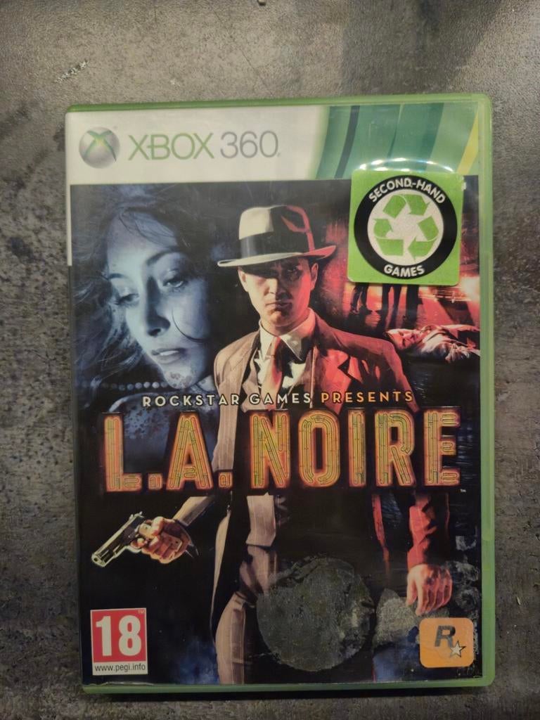L.A. Noire voor Xbox 360 - Detective Avontuur, Avontuur en Actie, Vanaf 18 jaar, 1 speler, Ophalen of Verzenden