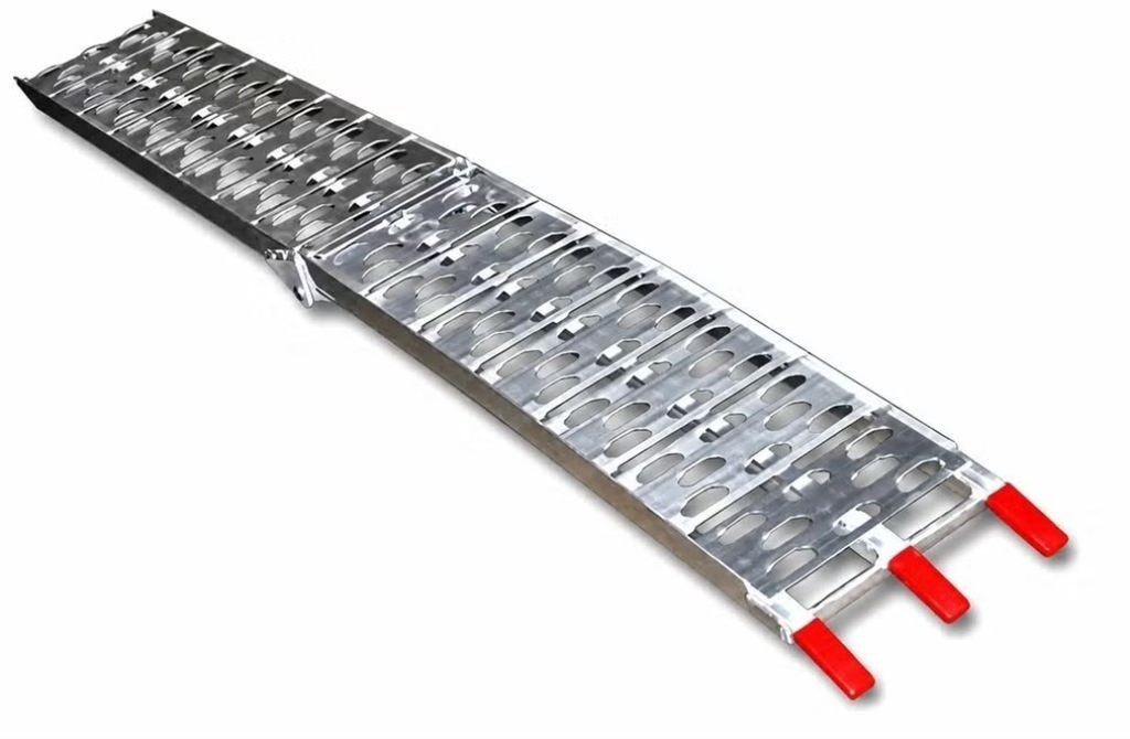 Oprijplaat aluminium vouwbaar 220x28cm 340kg per stuk, Auto diversen, Autogereedschap, Nieuw, Ophalen of Verzenden