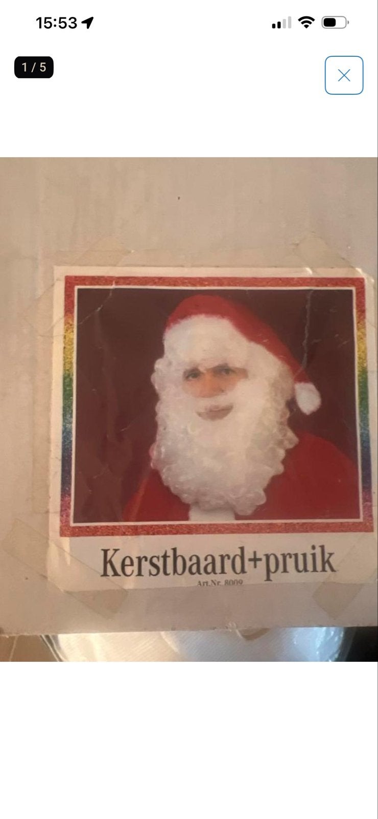 Kerstbaard, Ophalen of Verzenden, Gebruikt