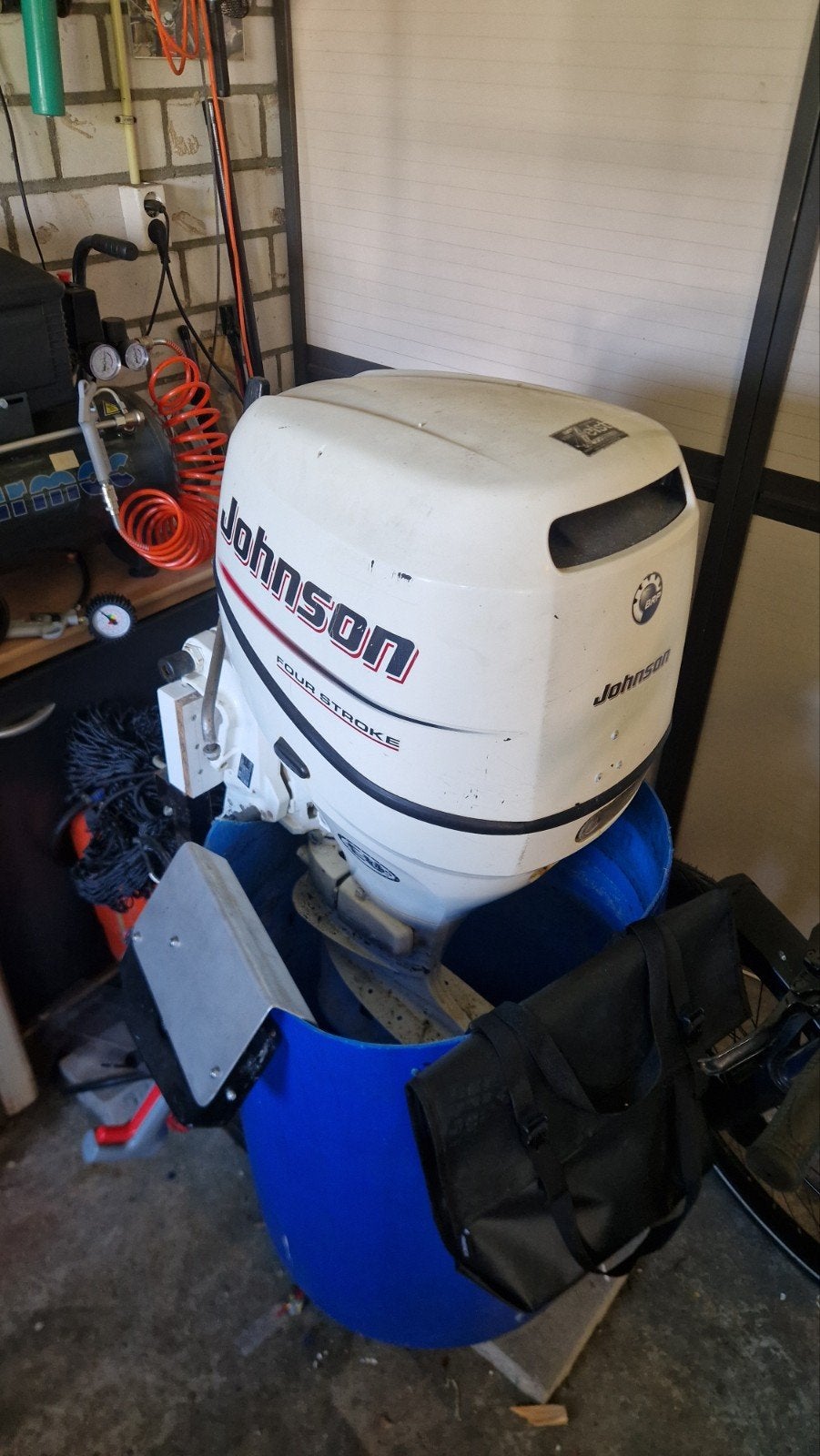 Johnson 4-takt buitenboordmotor 25 pk (2006), Watersport en Boten, Buiten- en Binnenboordmotoren, Ophalen, 10 tot 30 pk, Gebruikt