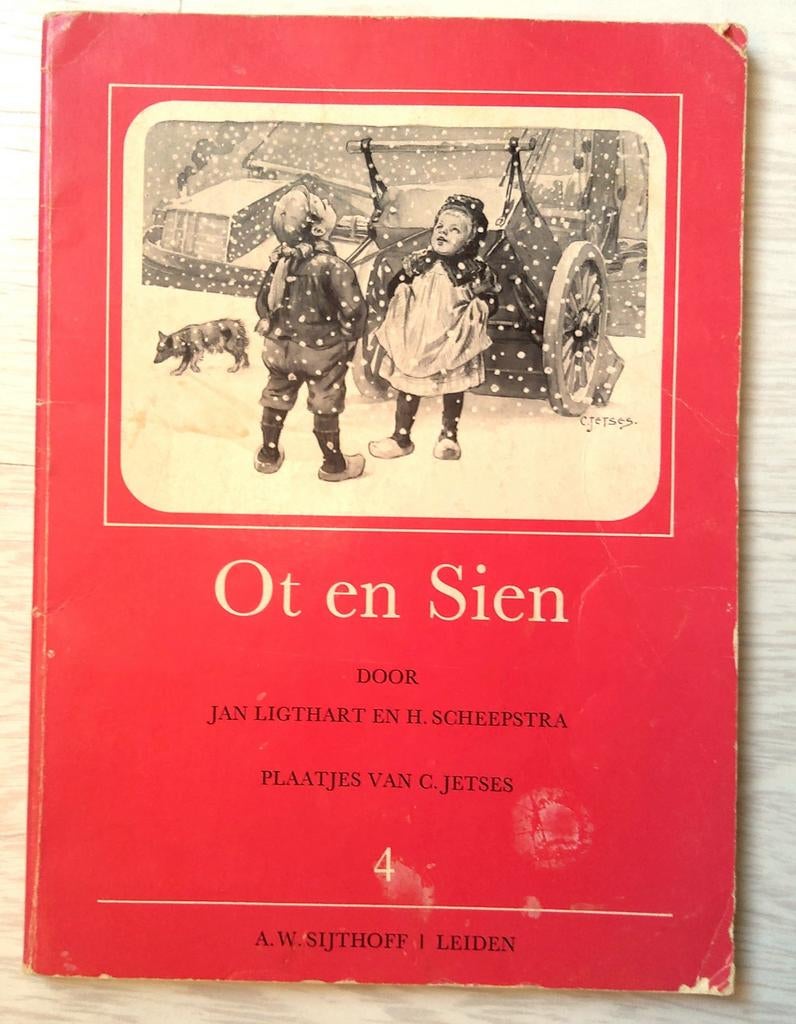 "Ot en Sien" van Jan Ligthart, H. Scheepstra, ill. C. Jetses, Ophalen of Verzenden, Gelezen