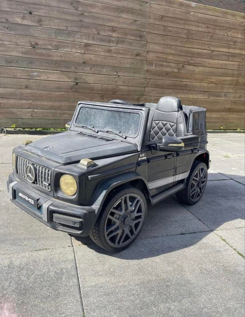 Mercedes G-Klasse kinderauto - accu defect (waterschade), Ophalen, Gebruikt
