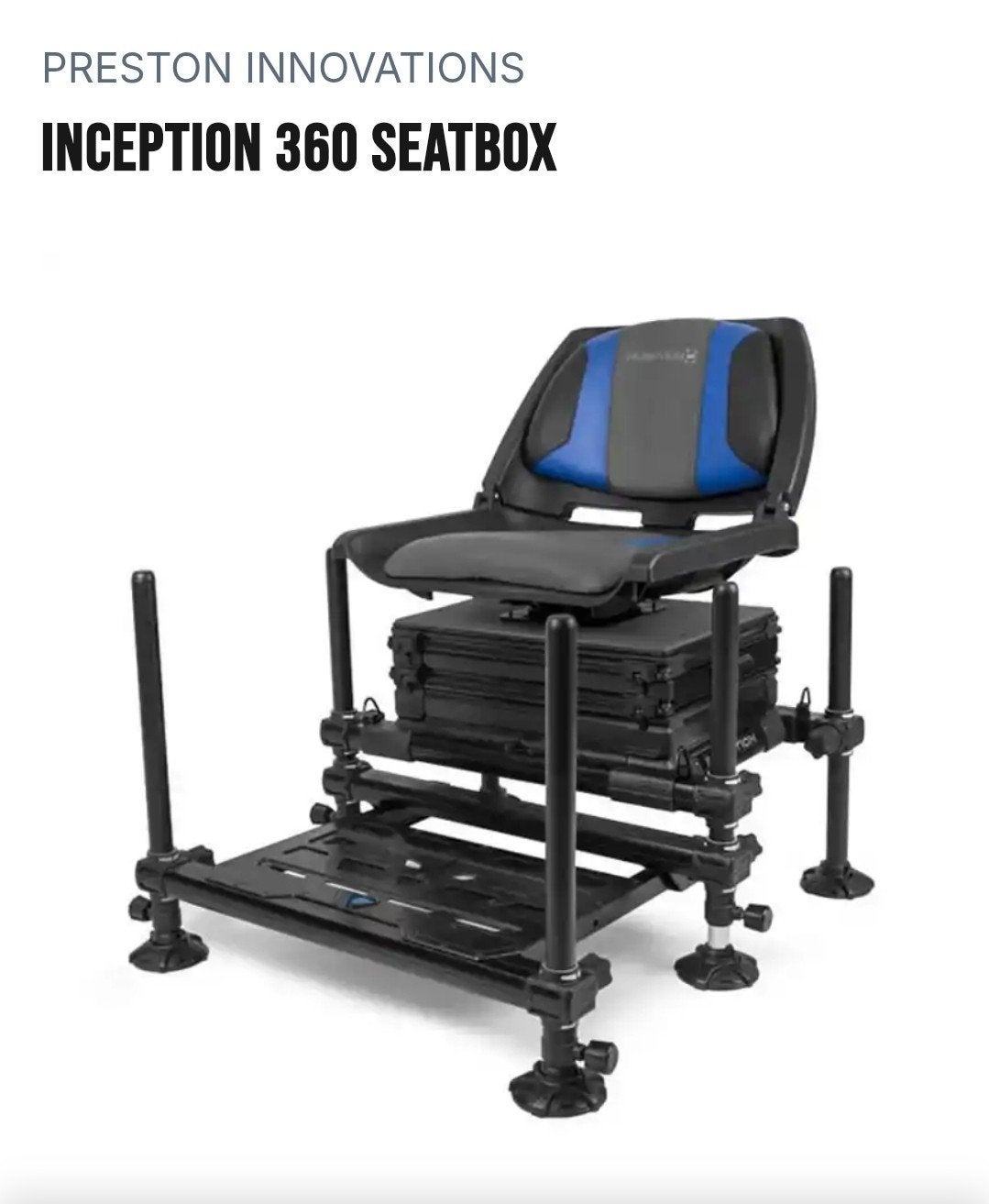 Preston Innovations Inception 360 Seatbox - Complete Set, Ophalen of Verzenden, Gebruikt, Overige typen