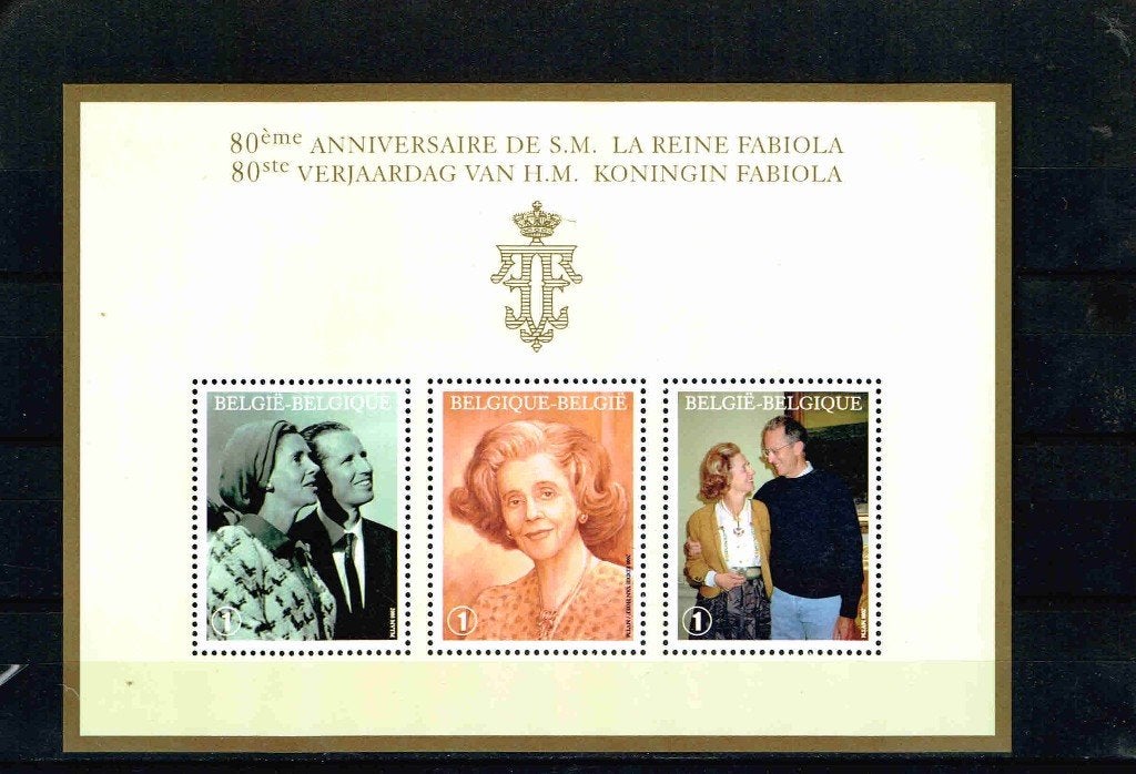 Belgie Blok kon fabiola /9bb, Ophalen of Verzenden, Postfris