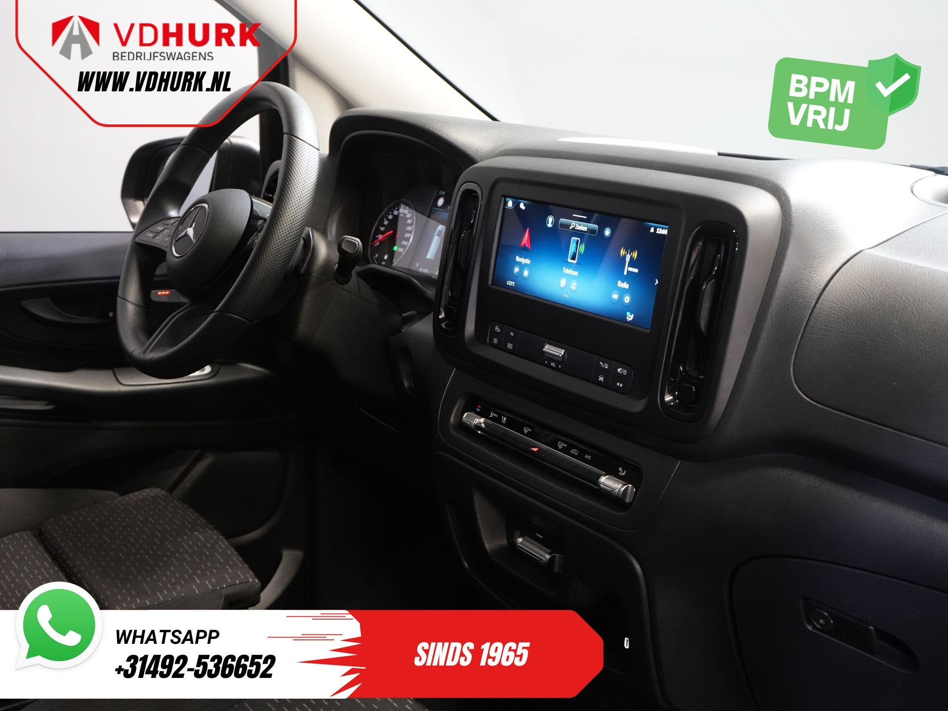 Mercedes-Benz Vito 116 CDI Aut. L3 DC Dubbel Cabine BPM VRIJ, Auto's, Automaat, 4 cilinders, 2500 kg, Bedrijf