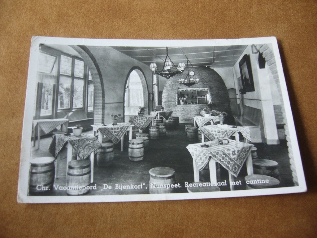 NUNSPEET  =  CHR VACANTIEOORD DE BIJENKORF, Ophalen of Verzenden, 1940 tot 1960, Gelopen, Gelderland