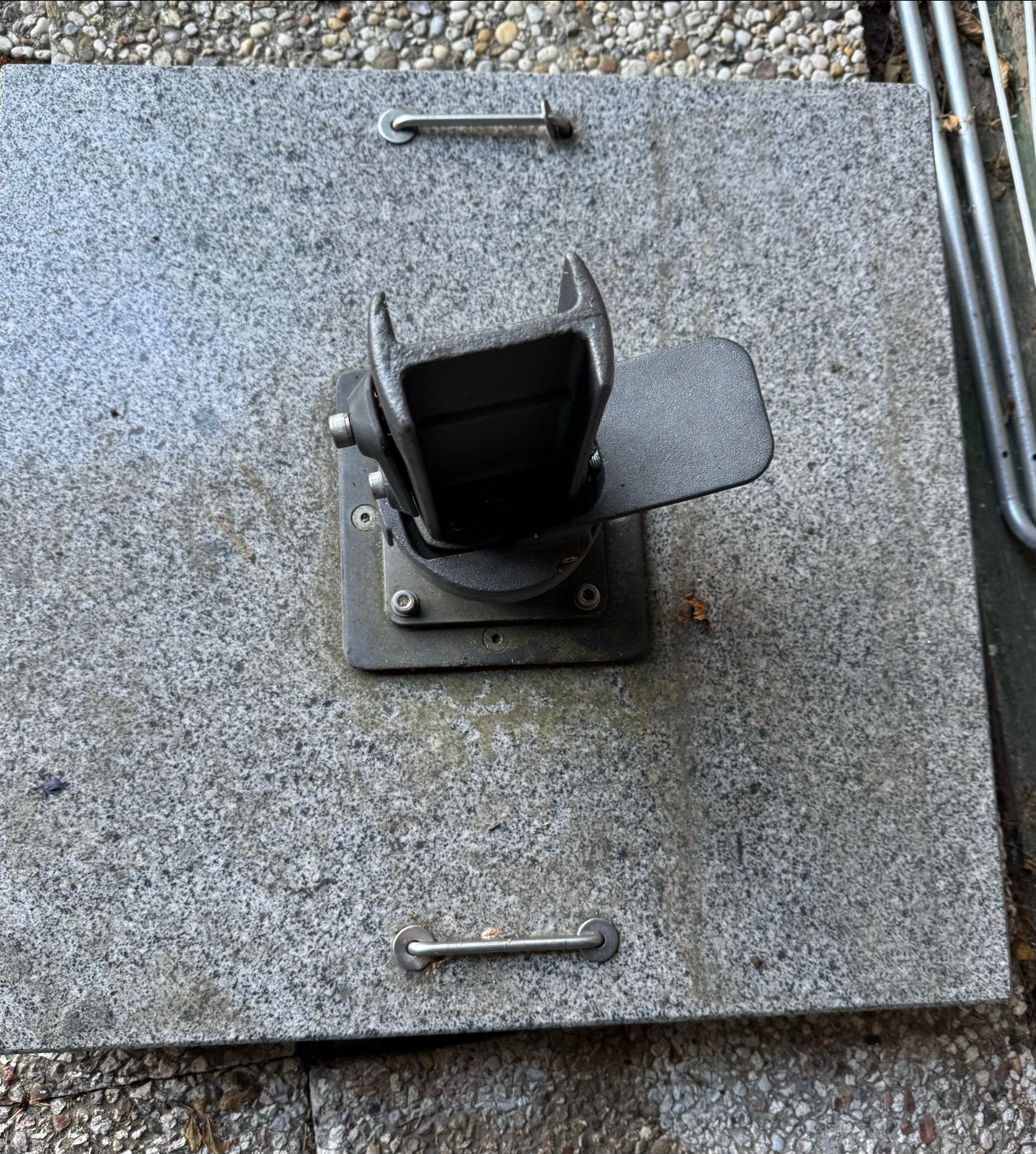 4Season parasolvoet 90 kg, Ophalen, Gebruikt, Parasolvoet