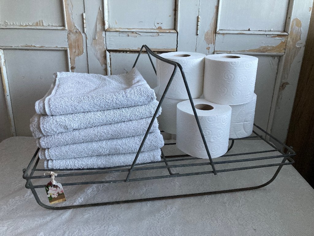 Brocante oude metalen aardbeienslee - voor de aardbeienpluk, Ophalen of Verzenden