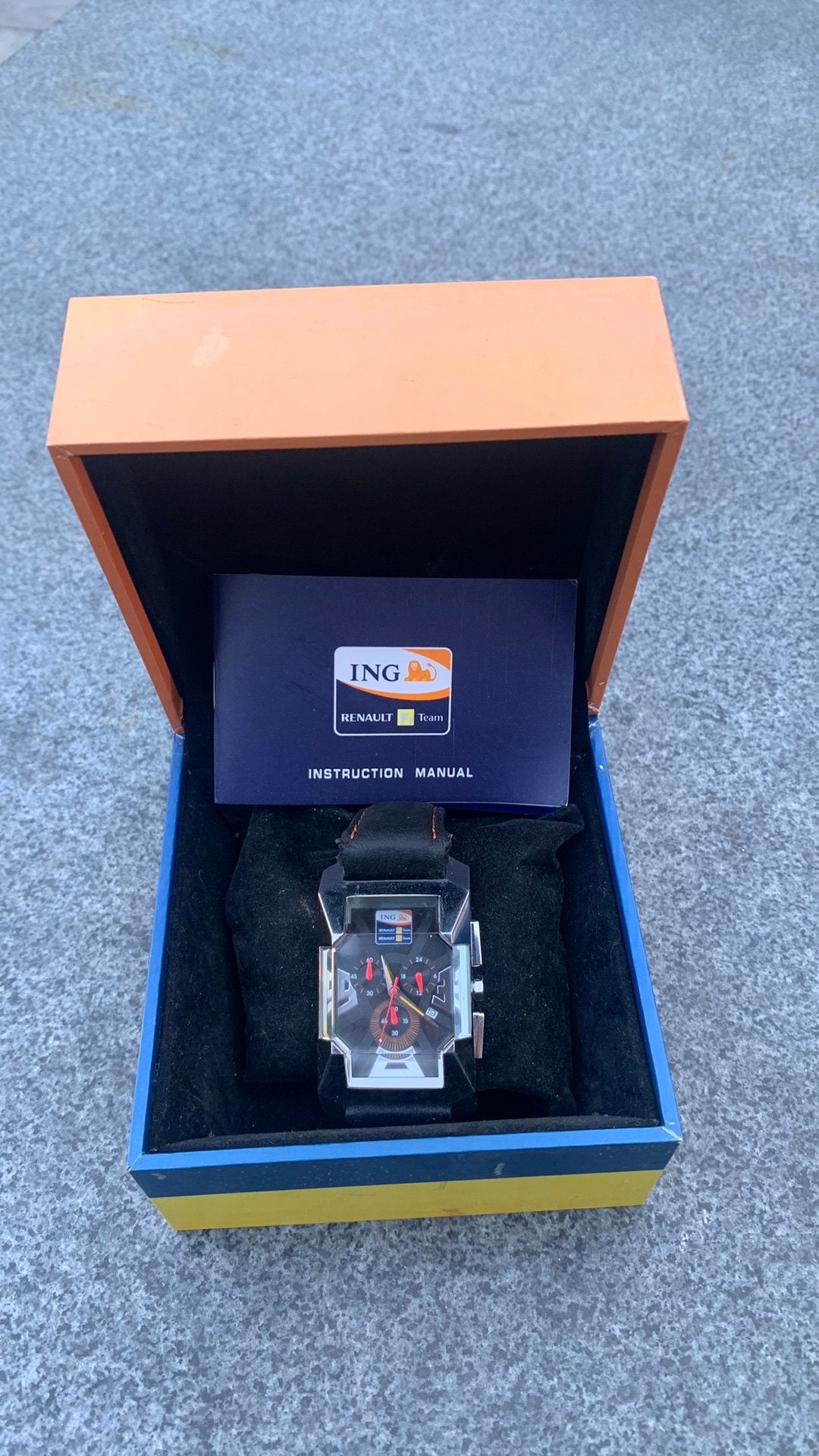Renault F1 Team ING Polshorloge - Zeldzaam verzamelobject, Sieraden, Tassen en Uiterlijk, Horloges | Heren, Gebruikt, Polshorloge