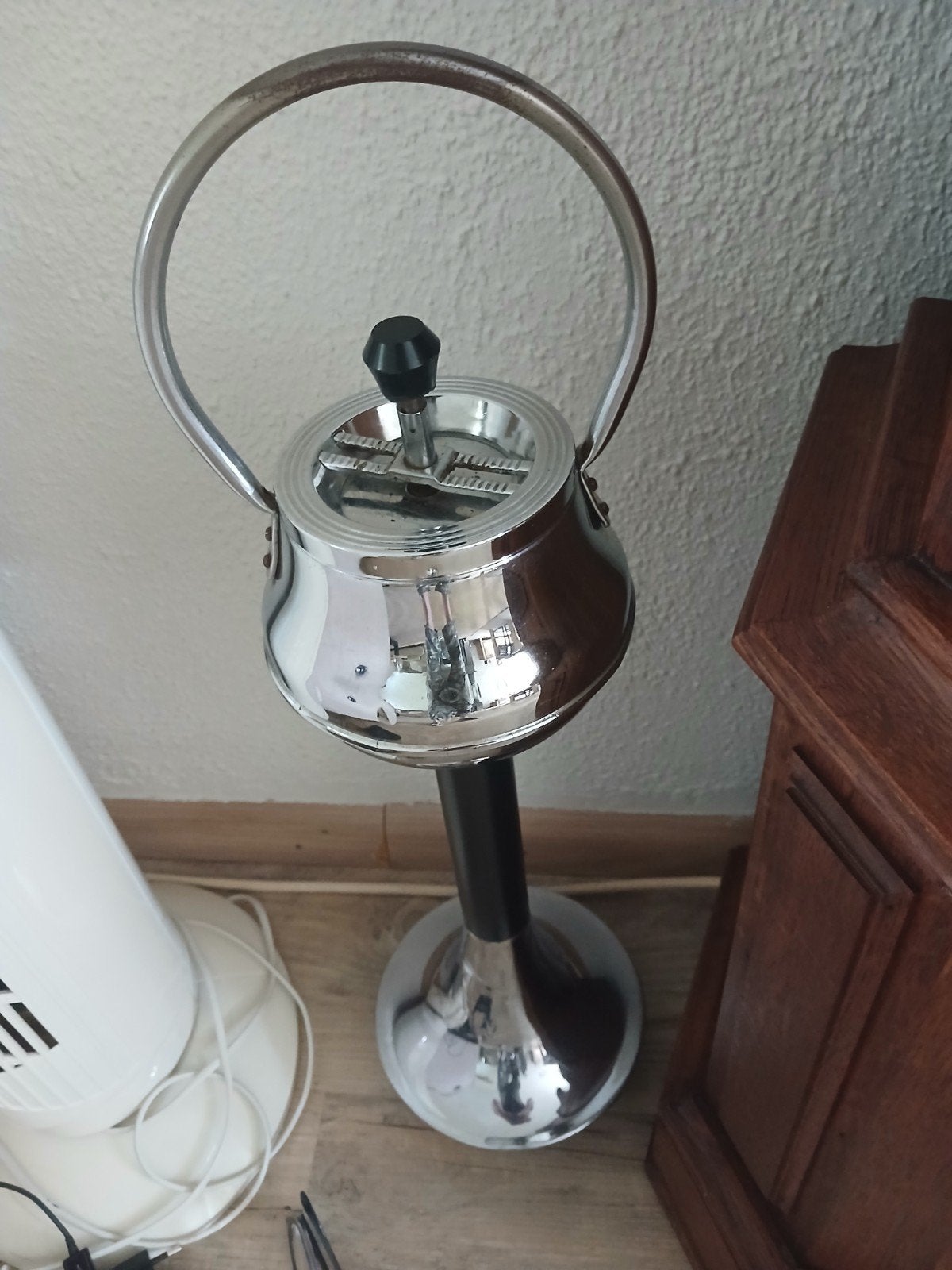 Vintage staande asbak uit de jaren '70, Ophalen of Verzenden