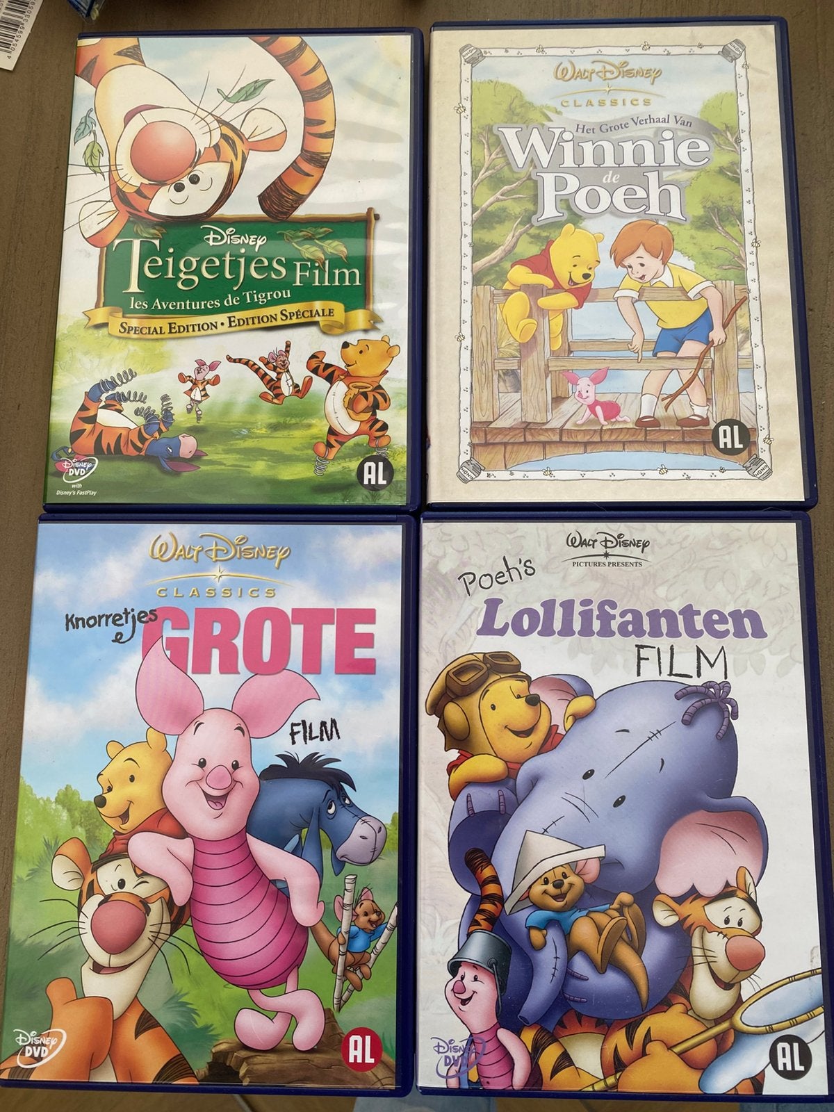Winnie de poeh dvds, Alle leeftijden, Ophalen of Verzenden, Gebruikt, Overige soorten