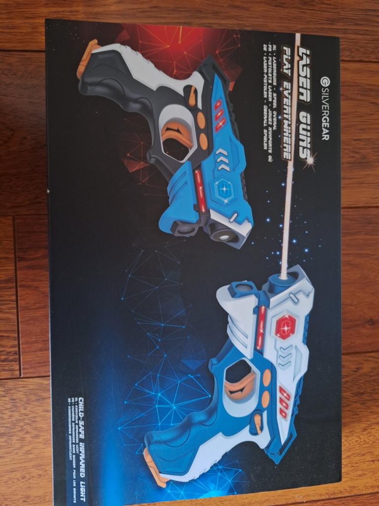Silvergear Laser Guns Set -Bijna Nieuw in Doos, Ophalen of Verzenden, Zo goed als nieuw, Jongen of Meisje