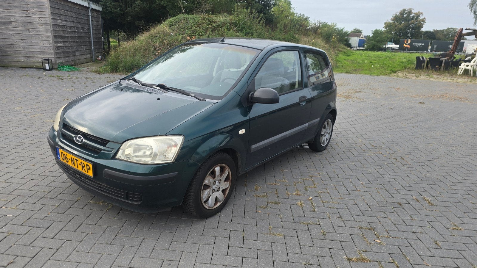Hyundai Getz 1.3 3DRS Groen, Auto's, Voorwielaandrijving, 450 kg, 40 €/maand, 4 cilinders