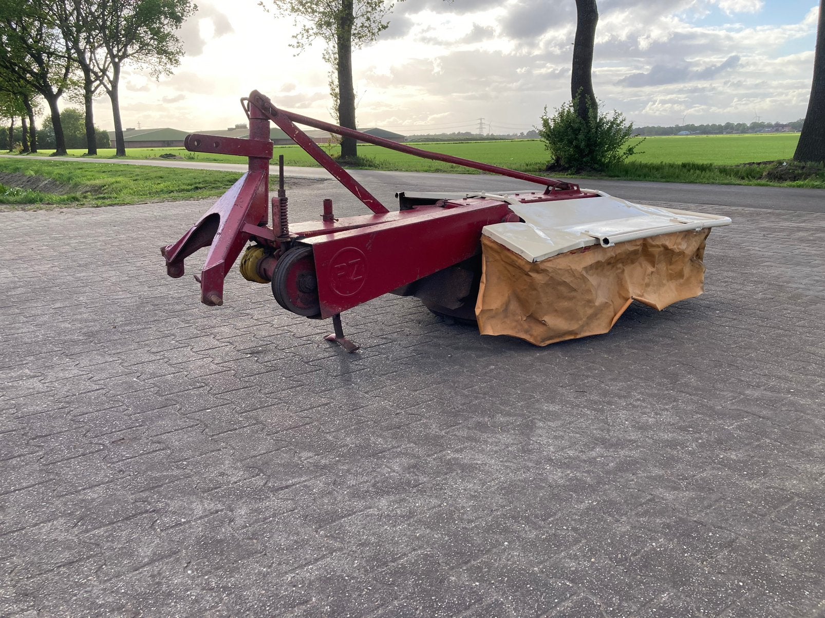 Pz 135 & Weidesleep 5 meter, Ophalen, Weidebouw