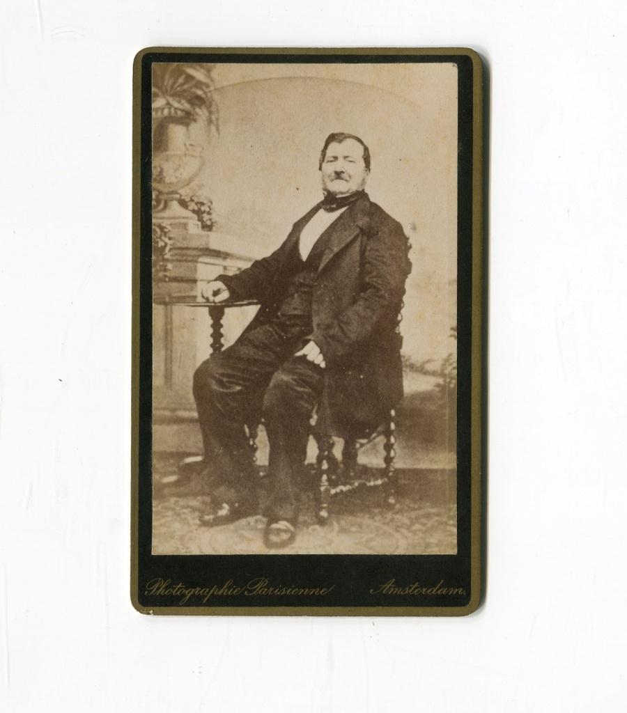 Carte de Visite. H. van der Zijl. Amsterdam., Verzamelen, Foto, Ophalen of Verzenden, Zo goed als nieuw, Voor 1940