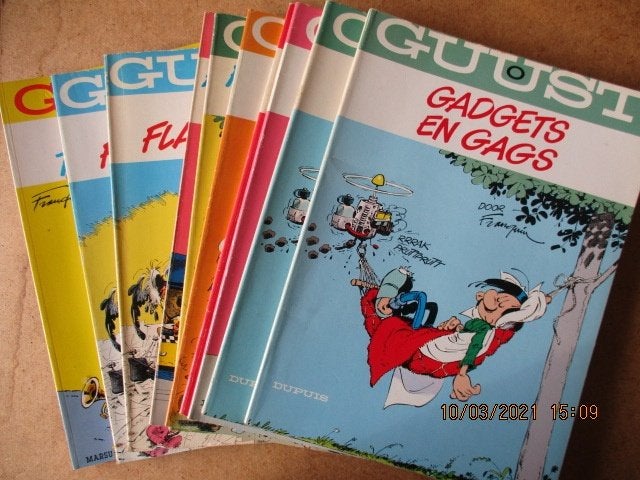 adv0334 guust album serie, Eén stripboek, Ophalen, Gelezen