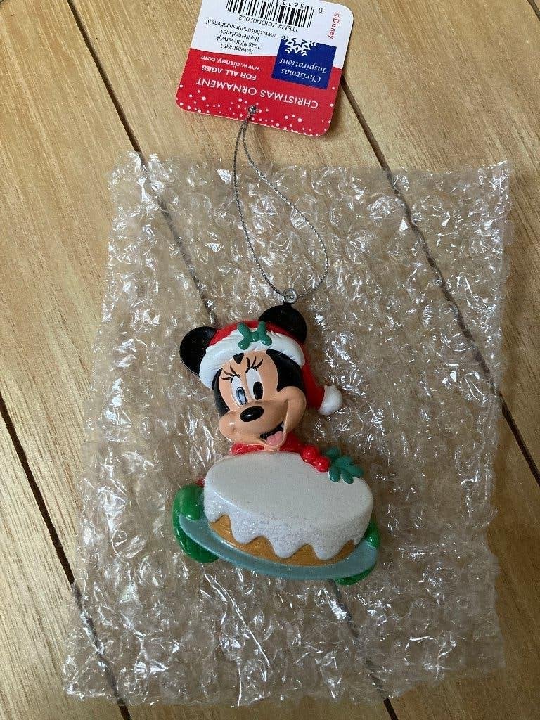 Nieuw Minnie Mouse ( Disney ) ornament, Ophalen of Verzenden, Mickey Mouse, Nieuw, Beeldje of Figuurtje
