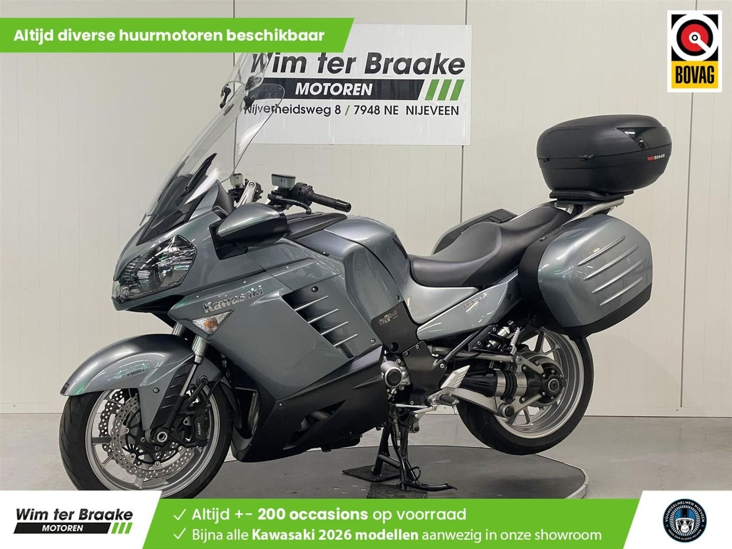 Kawasaki 1400 GTR ABS (bj 2008), Motoren, Kawasaki, 4 cilinders, Motorrijbewijs A, Bedrijf