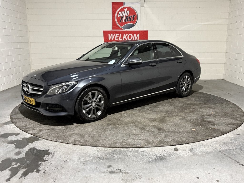 Mercedes-Benz C-Klasse 180 Ambition, Volledig onderhouden NL, Auto's, Automaat, Euro 6, Leder en Stof, Bedrijf