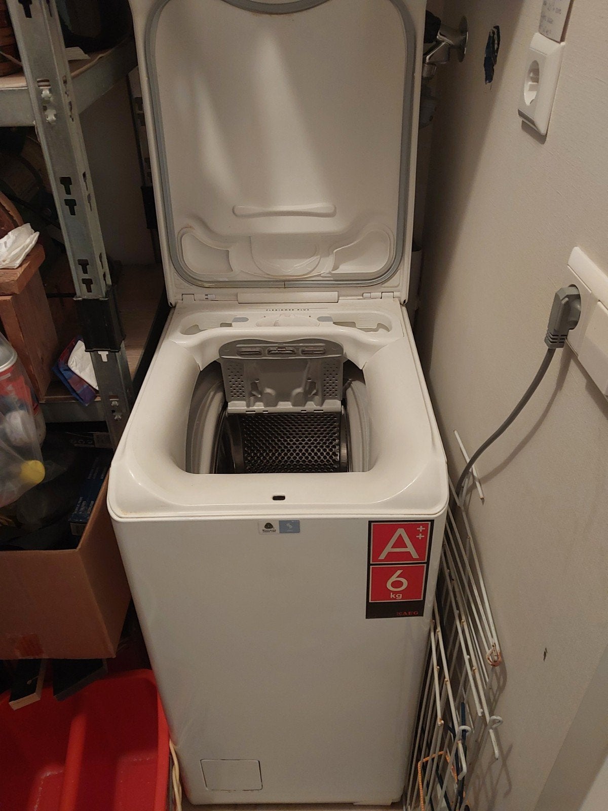 AEG Lavamat Protex L61260TL Bovenlader Wasmachine A++, Witgoed en Apparatuur, Wasmachines, Ophalen, Gebruikt, Bovenlader, 85 tot 90 cm