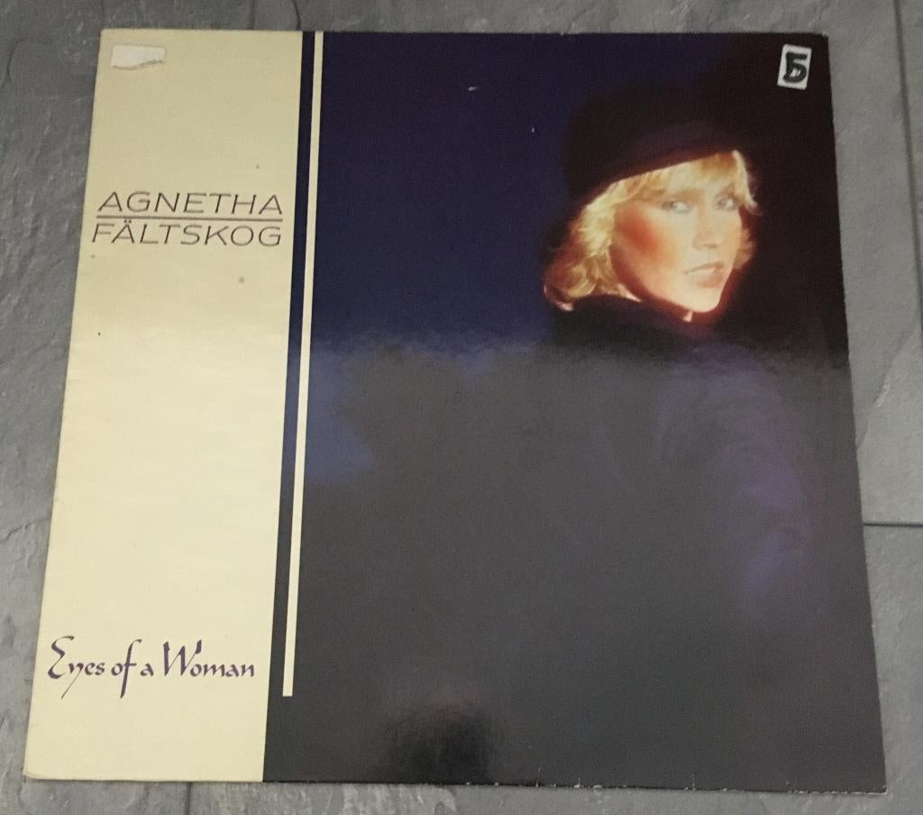 Agnetha Fältskog – Eyes Of A Woman, Gebruikt, 1980 - 1989, Ophalen of Verzenden, Inclusief binnenhoes