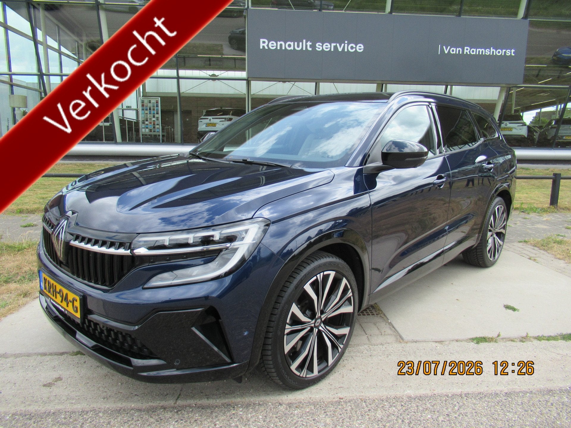Renault Espace E-Tech full hybrid 200 iconic 7p. Panorama/ H, Auto's, 12 maanden, Gebruikt, Euro 6, 1199 cc